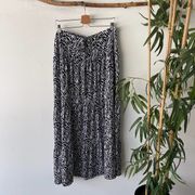 Style & Co Zebra Animal Print Maxi Skirt