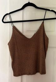  Leopard Print Tank Top