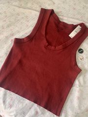 Brandy Melville John Galt Women's Red Connor Tank Top