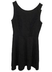 Mystic Sleeveless Fit & Flare Dress Black Lace Back M