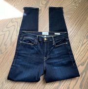 Le Skinny Jeans, Sz Medium, Dark Wash