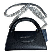 French Connection Gracie Cut Out Handles Mini HandBag Shoulder Bag Black