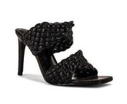 RAYE Jordan High Heels in Black 7.5 New Womens Leather Shoes Sandals