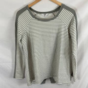 jack bb dakota striped split back Top size XS