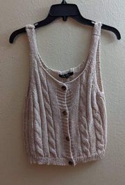 Crochet Knit Crop Top