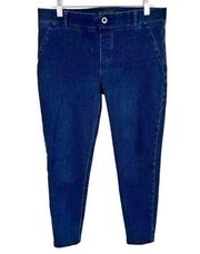 Yoga Denim Classic Mid Rise Skinny Leg Pull On Jeans Petite Medium