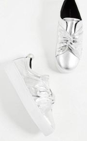 Silver Knot Sneakers 