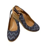 Vionic Coralina Espadrille Slingback Wedges size 10