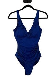 Lauren Ralph Lauren Royal Blue One-Piece Swimsuit Size 10