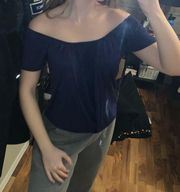 Off the shoulder shirt