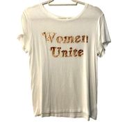 Daydreamer Women Unite white gold tshirt Small