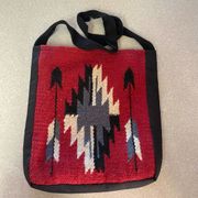 El Paso Saddle Blanket Co Wool Coastal Cowgirl Western Southwest Tote