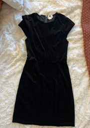 Velvet Black Cocktail Dress