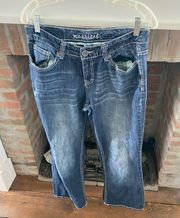 Maurice’s Boot Cut 7/8 Short Western Cowgirl Rodeo style Jeans Relaxed