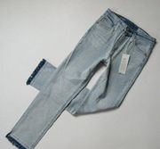 NWT AG Adriano Goldschmied Isabelle in 21 Years Reflect Straight Crop Jeans 24