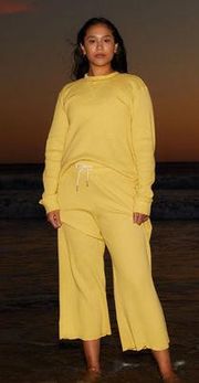 MATE The Label Organic Cotton Thermal in Yellow