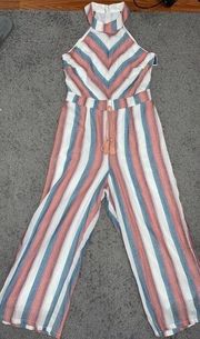 NWT Chevron Marshall’s Jumpsuit