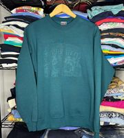 Vintage Ronnie Milsap Rock & Roll Theater Debossed Crewneck Sweater  Sz Large