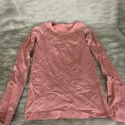 Lululemon Swiftly Tech Long Sleeve Shirt (pink)