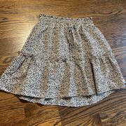 Cheetah Print Skirt