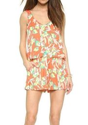 NWOT Ella Moss Women's Floradita Crepe Romper M