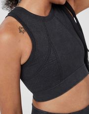 Aerie Black High Neck Sports Bra Bralette