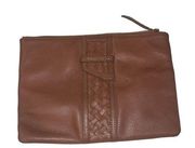 COLE HAAN Brown Leather Clutch