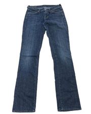 Citizens of Humanity Jeans Womens 25 Low Rise Straight Leg Ava Blue Jerome Dahan