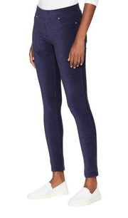 Michael Michael Kors Pull-on Faux Corduroy Leggings Navy  Size Large