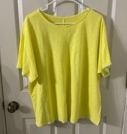 Jason Wu Yellow Top Large Embroidered Trim