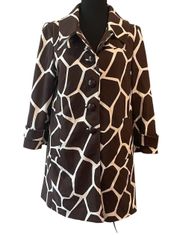 Giraffe Print Coat