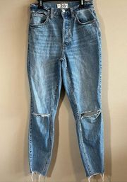 We The Free CRVY High Rise Button Fly Jeans 26