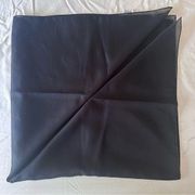 Semi-Sheer Black Square Scarf