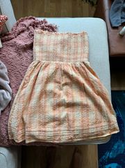 Outfitters Smocked Strapless Dress