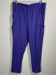 New York Laundry + Medics Purple Scrub Pants in Size XL