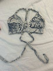 Floral Printed Bikini Top