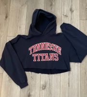 Raw Cropped Sweatshirt Tennessee Titans