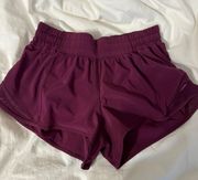 Burgundy Shorts