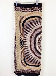 Chico’s Silk Tribal Pattern Neutral Scarf