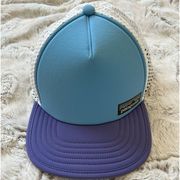 Patagonia trucker hat with adjustable size.