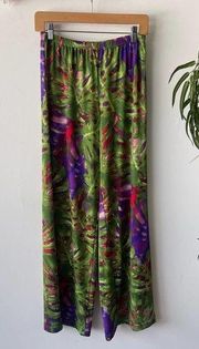 Zac & Rachel Boho Tie Dye Patterns Casual Flowy Wide Leg Pants