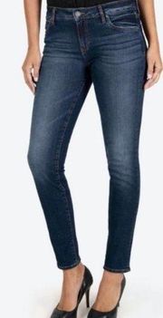 Kut from the‎ Kloth Diana Skinny Jeans Black Tag Womens Size Size 6 KP4880MM6N