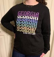 Black  Georgia Sweat Shirt