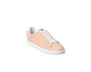 STUART WEITZMAN Goldie Pink Leather Sneakers Size 7.5 NEW