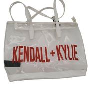 NWT KENDALL + KYLIE TRANSPARENT TOTE BAG LARGE