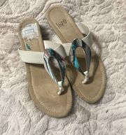 Impo  white sandals