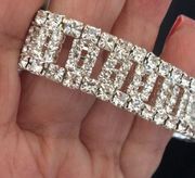 New Badgley Mischka Elegant Pave Crystal Bracelet