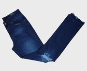 Buffalo David Bitton Evan‎ Slim Straight Fit distressed women's jeans Size 16