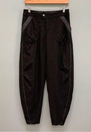 Burberry Brit Barrel Pants in Black