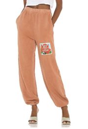 Perspective Two Sides To Every Story Orange Baggy Sweatpants NWOT Small